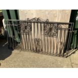Pair of Metal Driveway Gates to suit 240cm Opening Approximately