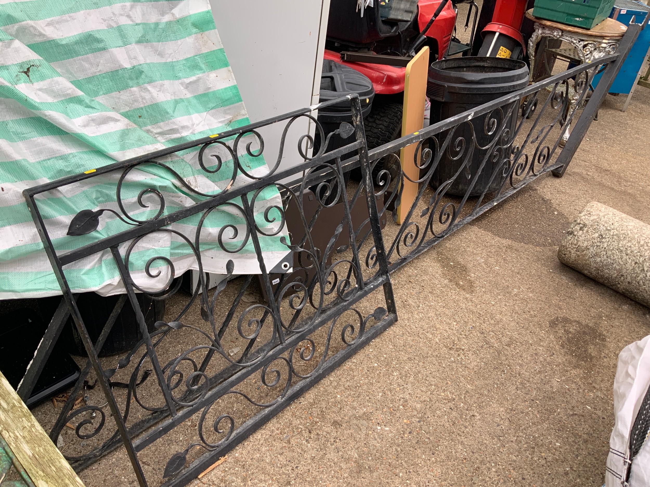 Iron Stair Railing and Gate