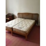 Bed with Berger Headboard