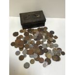 Cash Tin and Contents - Coins