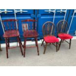 2x Chairs and 2x Stools