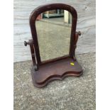 Edwardian Mahogany Toilet Mirror