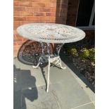 Aluminium Garden Table