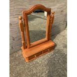 Pine Dressing Table Mirror