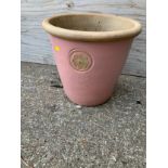 Pink Glazed Planter - 34cm H