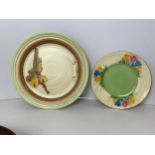 Clarice Cliff Plates - Crocus etc