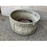 Circular Concrete Planter - 50cm Diameter