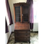 Oak Bureau Bookcase