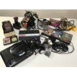 Sega Mega Drive and Atari 2600 with Games and Accessories