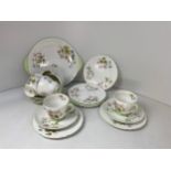 Shelley Wild Anemone Part Tea Set