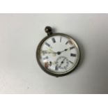 Silver Pocket Watch - Damage to Face