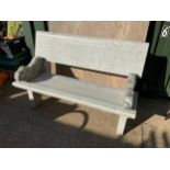 Granite Garden Bench - 130cm