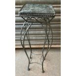 Metal Side/Plant Table - 59cm High