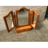 Pine Dressing Table Mirror