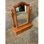 Pine Dressing Table Mirror