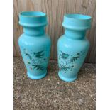 Pair of Glass Vases