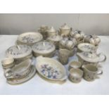 Springtime Poole Pottery Tea, Coffee and Dinner Set of Approx 60 Pieces