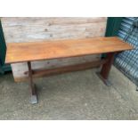 Refectory Side Table - 167cm W x 45cm D x 73cm H