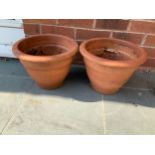 Pair of Terracotta Planters