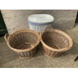 Log Baskets and Laundry Basket