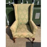 Edwardian High Back Armchair