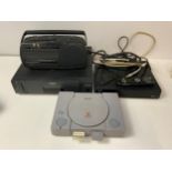 Sony PlayStation, Goldstar Video Player and Matsui Radio Cassette Recorder etc