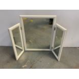 Trifold Painted Dressing Table Mirror