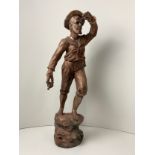 Spelter Sailor - 22cm High