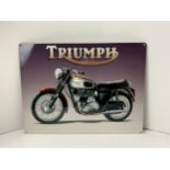 Reproduction Metal Sign - Triumph