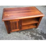 Stained Pine Cabinet - L92 x D45 x H52cm