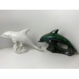 Ceramic Dolphin Ornaments - Approx 10cm High