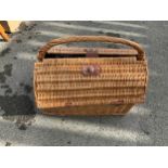 Fitted Wicker Hamper