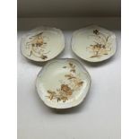 3x Limoges Plates