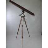 Astronomical 3" Refracting Telescope with Equatorial Mount and Tripod