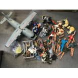 Action Man Figures with Accessories Plus Other
