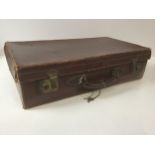 Vintage Leather Suitcase