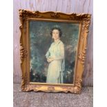 Gilt Framed Picture - Her Majesty the Queen