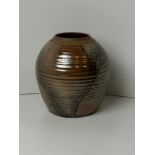 Wenford Bridge Todd Piker Studio Pottery Vase with Temoco Glaze - 19cm High