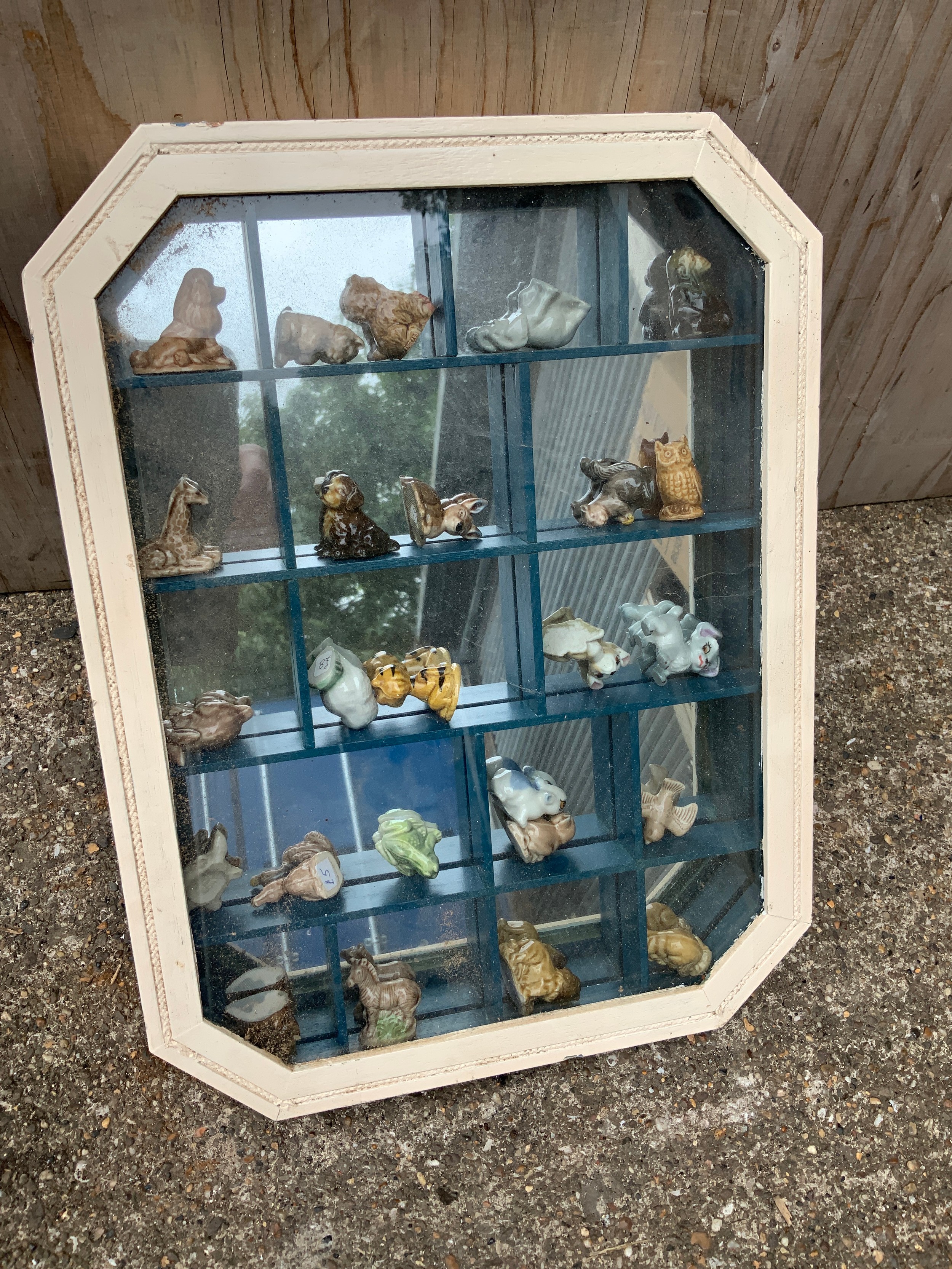 Whimsies in Wall Display Case