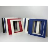 Approx 100x Bevel Cut Mounts - 10 x 12 Inches - Mixed Colours