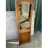Oak Glazed Bookcase - 150cm H x 46cm W