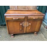 Oak Sideboard - 122cm W x 46cm D x 90cm H