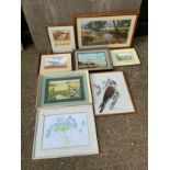Quantity of Framed Pictures