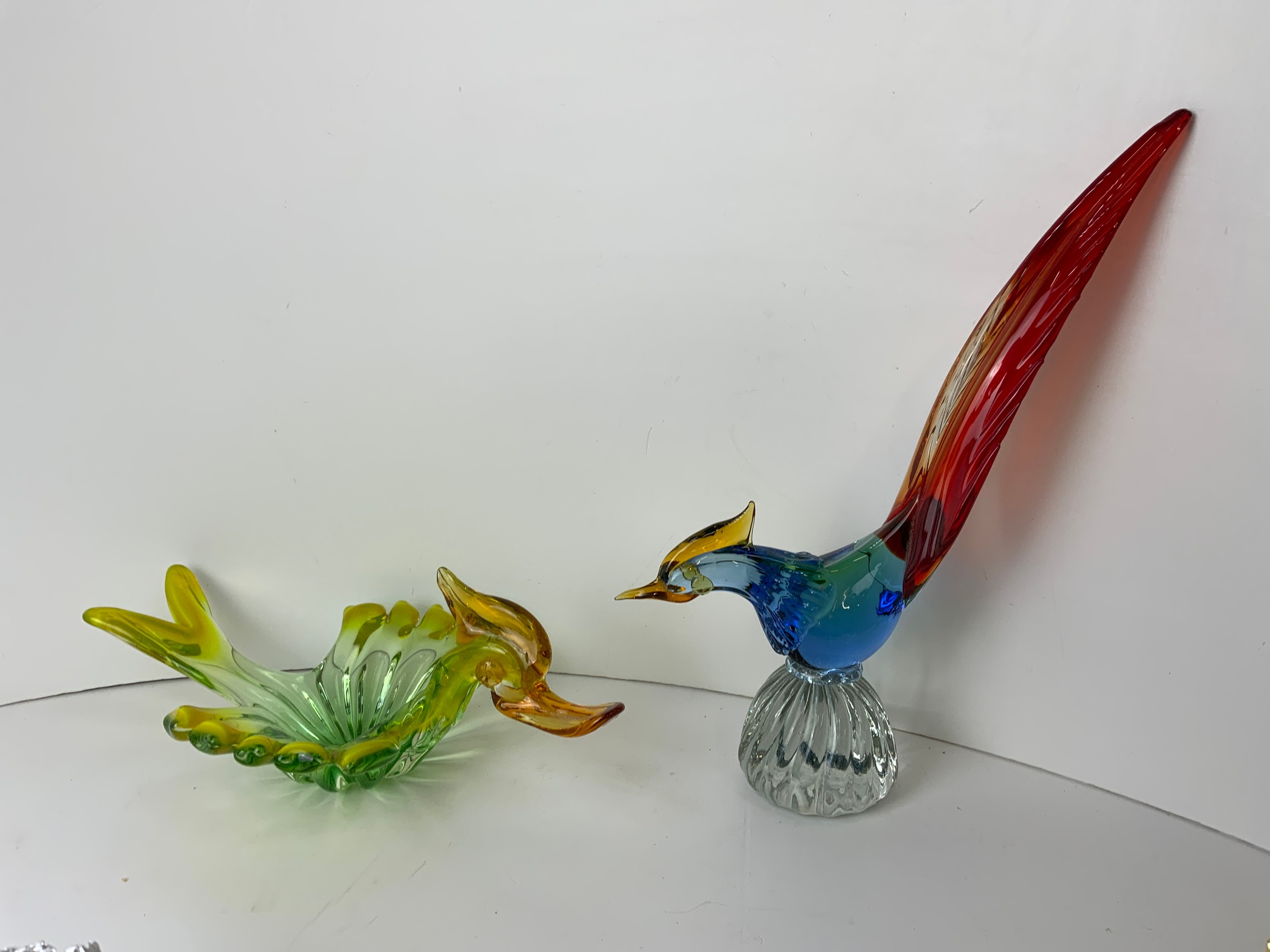 2x Glass Birds
