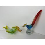 2x Glass Birds