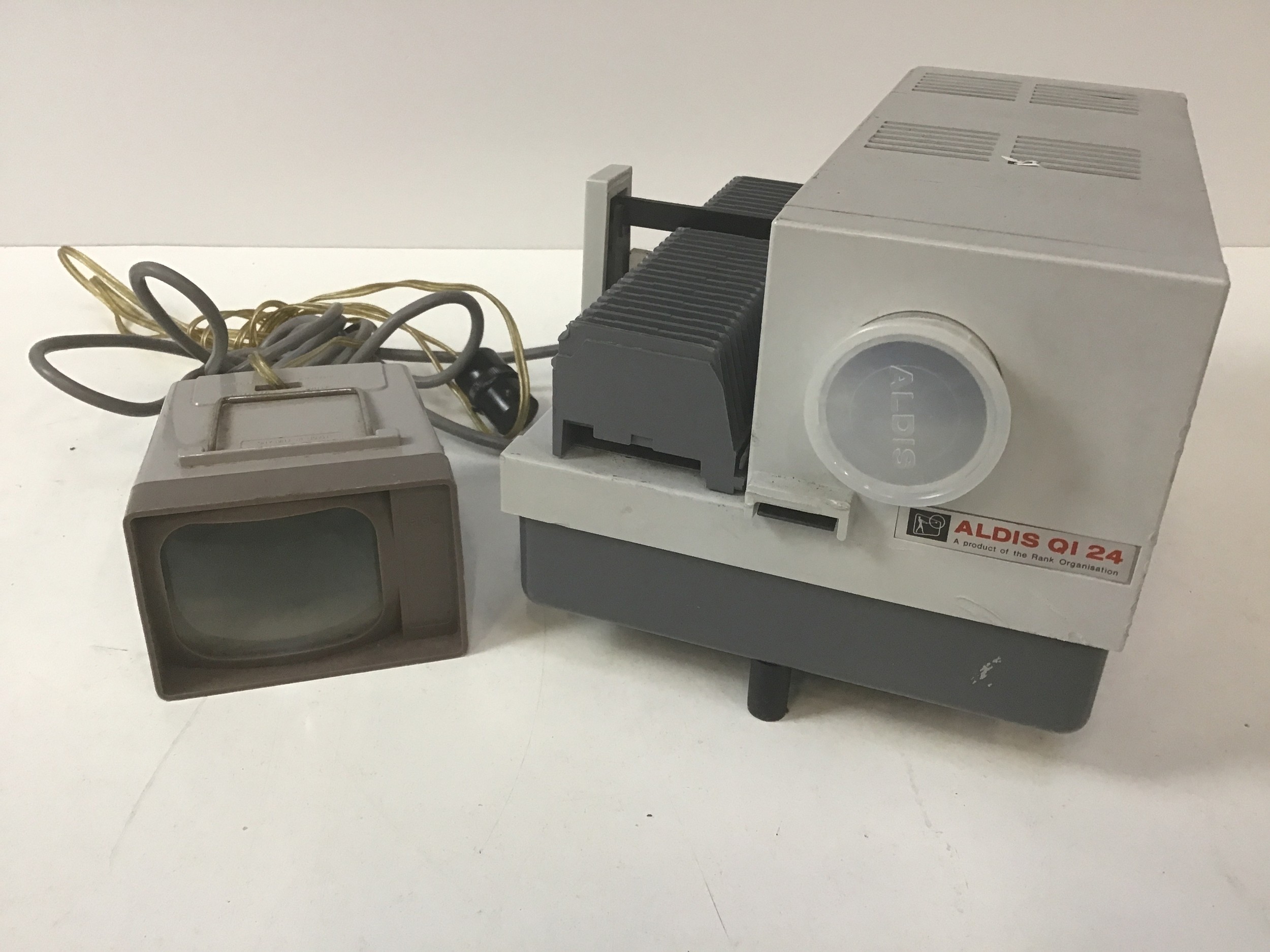 Slide Viewer and Aldis Projector