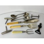 Corkscrews, Bottle Opener and Cutlery etc