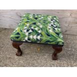 Embroidered Footstool