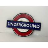 Cast Iron Sign - Underground