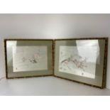 2x Framed Embroideries